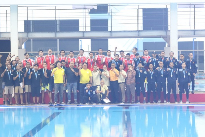 Tim Polo Air Putra DKI Jakarta juara Indonesia Open Aquatic Championship (IOAC) 2019.