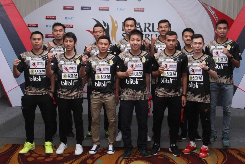 Tim Putra USM Blibli.com di turnamen Djarum Superliga Badminton 2017