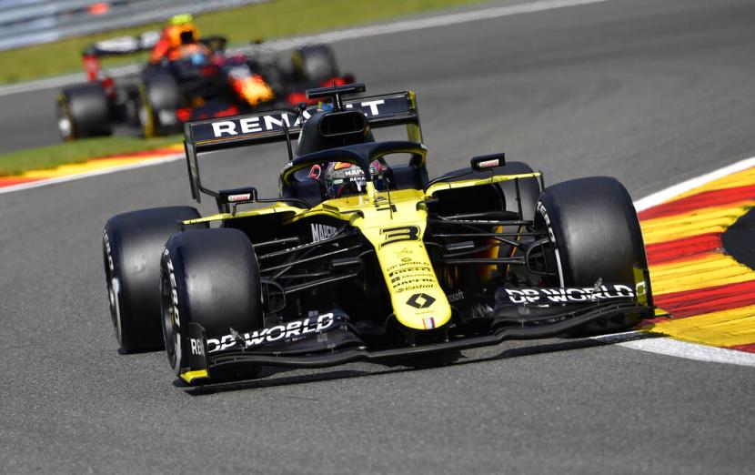 Tim Renault mendulang poin di GP Belgia, Ahad (30/8).