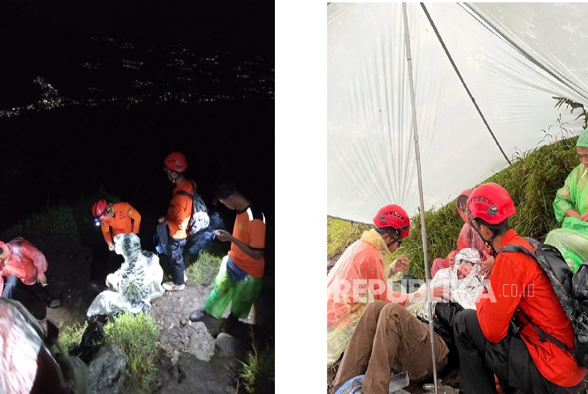 Tim SAR gabungan mengevakuasi seorang pendaki bernama Syarifudin Ramadhani (20 tahun) yang mengalami luka robek di kepala dan gejala hipotermia akibat terpeleset ketika tengah mendaki Gunung Sindoro via Pos Kledung, Temanggung, Jawa Tengah (Jateng). 
