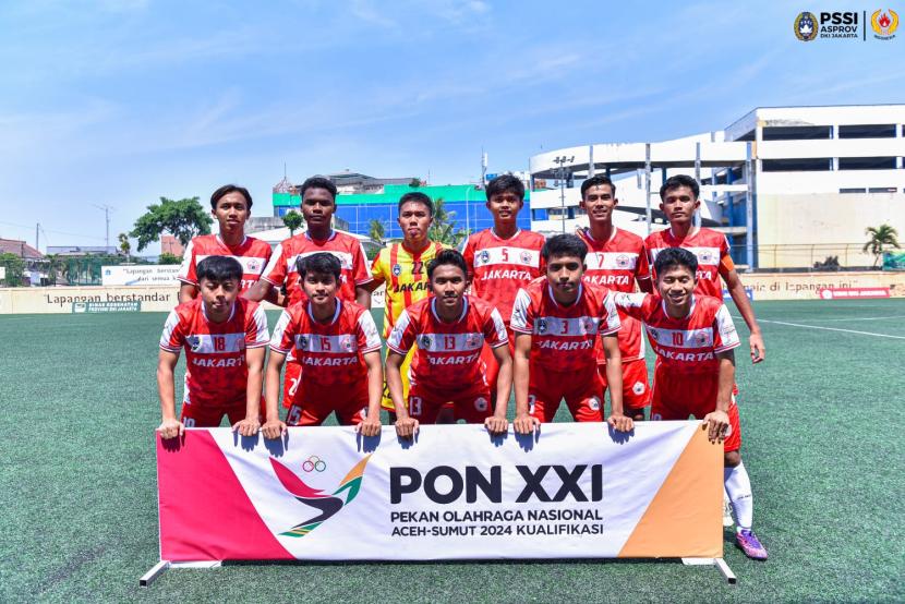 Tim sepak bola putra DKI Jakarta yang berlaga di Grup A Kualifikasi PON 2024. 