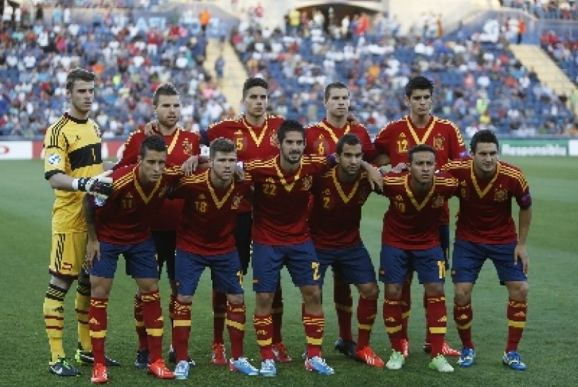 Tim sepak bola Spanyol.