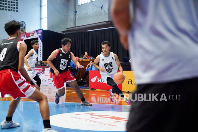 Tim SMA Ar Rohmah Dau berlaga di DBL 3x3 Competition Regional East Java-South.