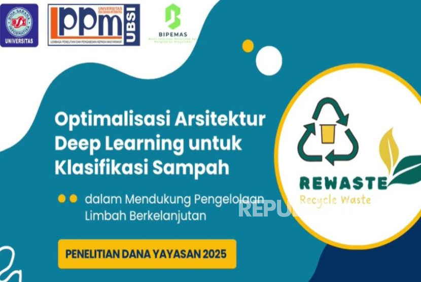 UBSI Kembangkan Inovasi Deteksi Sampah Otomatis Berbasis Deep Learning Melalui Penelitian Hibah 2025