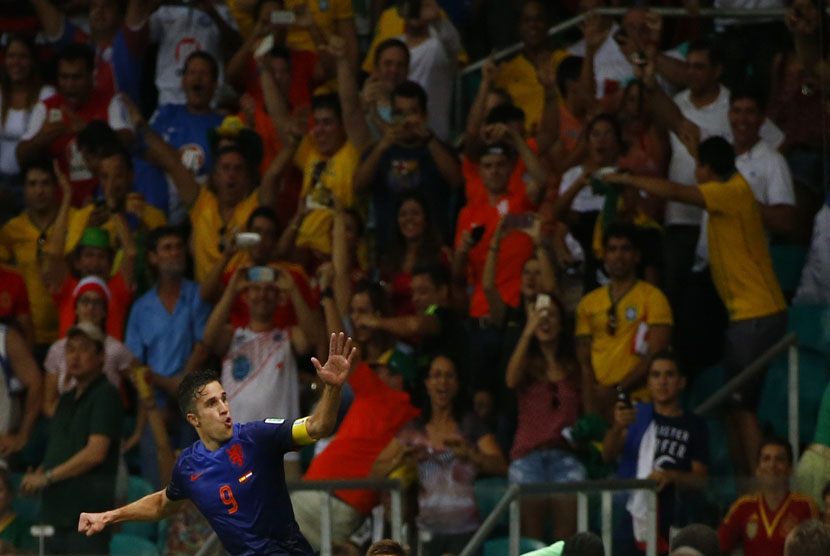 Timnas belanda, louis van gaal, robin van persie, piala dunia 2014, piala dunia. 