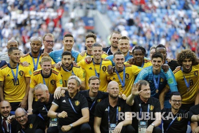   Timnas Belgia berhasil meraih juara ketiga Piala Dunia 2018, setelah mengalahkan Inggris dengan skor 2-0.