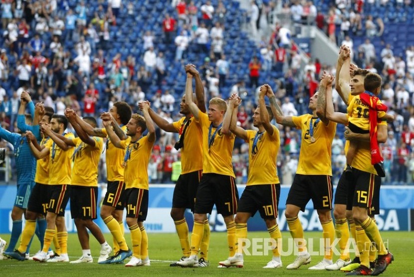   Timnas Belgia berhasil meraih juara ketiga Piala Dunia 2018, setelah mengalahkan Inggris dengan skor 2-0.
