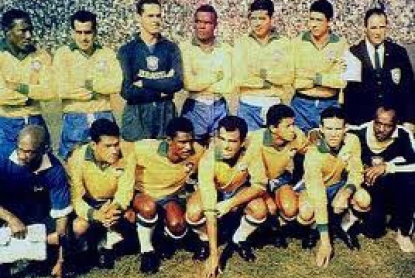 Timnas Brasil di Piala Dunia 1962.
