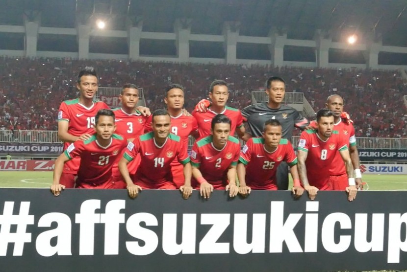Timnas Indonesia di leg pertama semifunal Piala AFF 2016, Stadion Pakansari Cibinong, Bogor