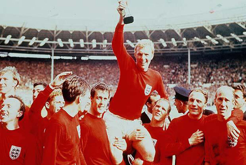 Timnas Inggris meraih juara Piala Dunia 1966.