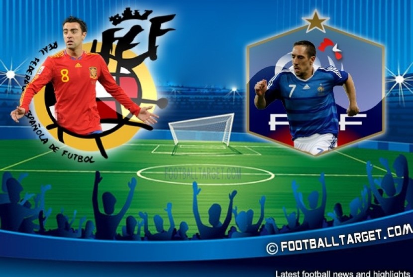 Timnas Prancis versus Spanyol