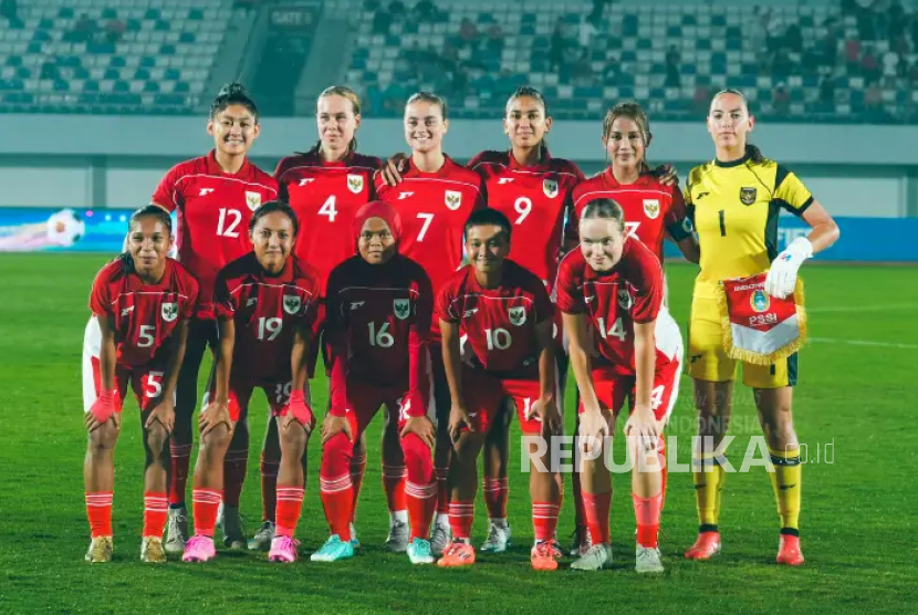 Timnas putri Indonesia.
