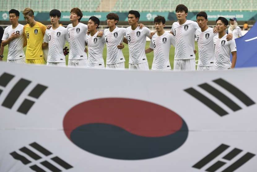 Timnas sepak bola putra Korea Selatan pada Asian Games 2018.