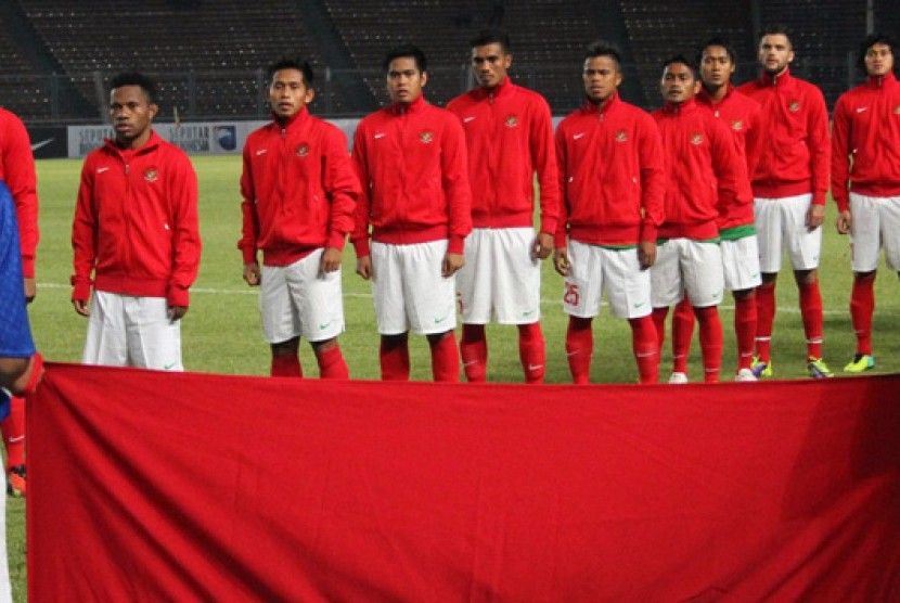 Timnas U-23 Indonesia yang berlaga di SEA Games 2013.