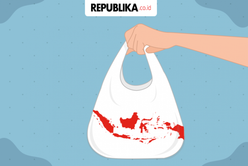 Tingkat konsumsi plastik di Indonesia sebanyak 20 kilogram per kapita per tahun.