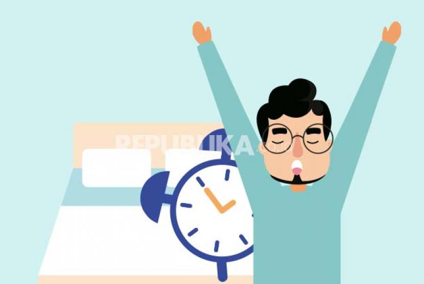 Bangun tanpa mematikan alarm berulang. Kebiasaan menekan tombol tunda adalah tanda kelelahan kronis. 