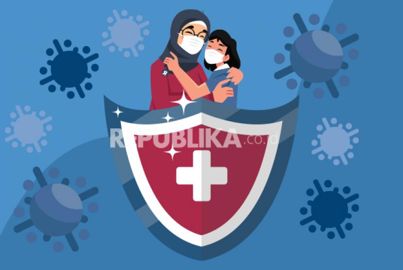 Tips melindungi anak dari paparan virus Covid-19.