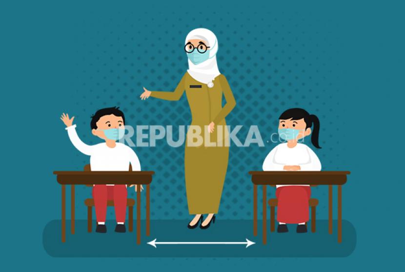Pemerintah Kota Batam, Kepulauan Riau belum, mengizinkan siswa didik untuk bersekolah tatap muka, meski angka penularan Covid-19 terus melandai (ilustrasi).