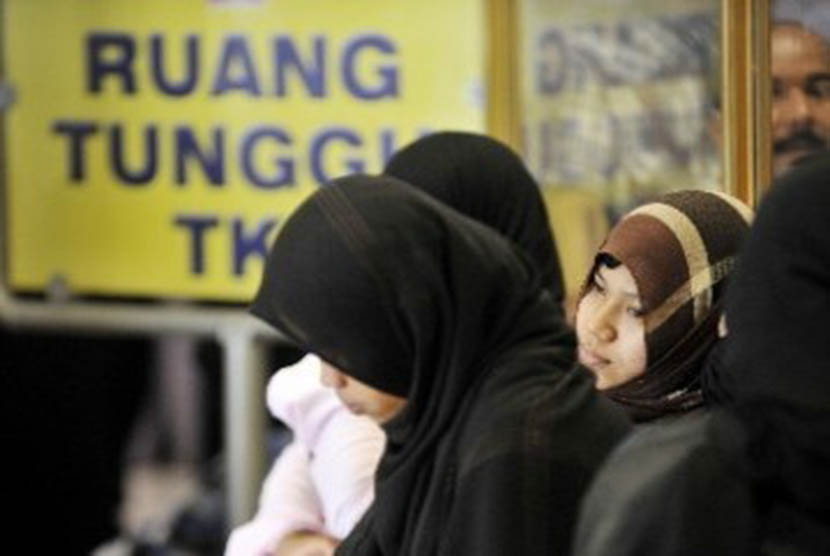 Calon pekerja migran Indonesia atau PMI (ilustrasi). Polisi menggagalkan pengiriman 24 calon PMI ilegal di Bandar Lampung.
