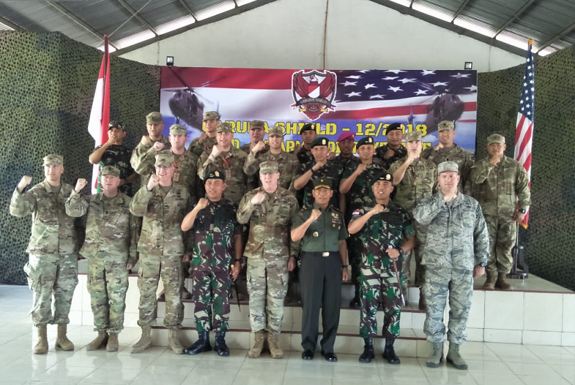 TNI AD dan US Army Berbagi Ilmu Militer 