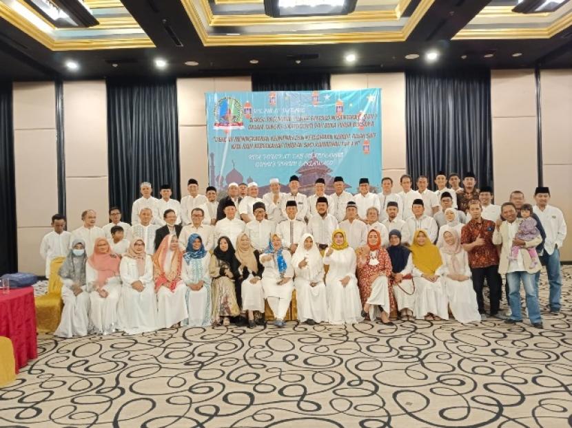 Silaturahim dan buka puasa bersama Paguyuban Demak Bintoro Nusantara (PDBN) di Jakarta Selatan, Sabtu (8/4/2023). 