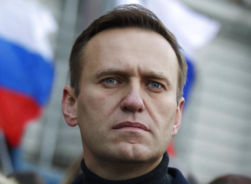 Tokoh oposisi Rusia Alexei Navalny. AS diusulkan sanksi Rusia jika Rusia terbukti terlibat dalam kasus peracunan Navalny. Ilustrasi.