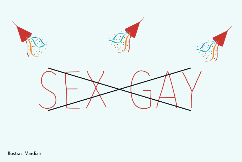 Tolak pesta seks gay (ilustrasi)