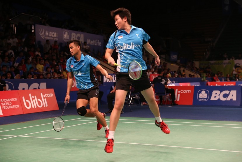 Tontowi Ahmad/Liliyana Natsir lolos ke babak kedua BCA Indonesia Open Super Series Premier 2015