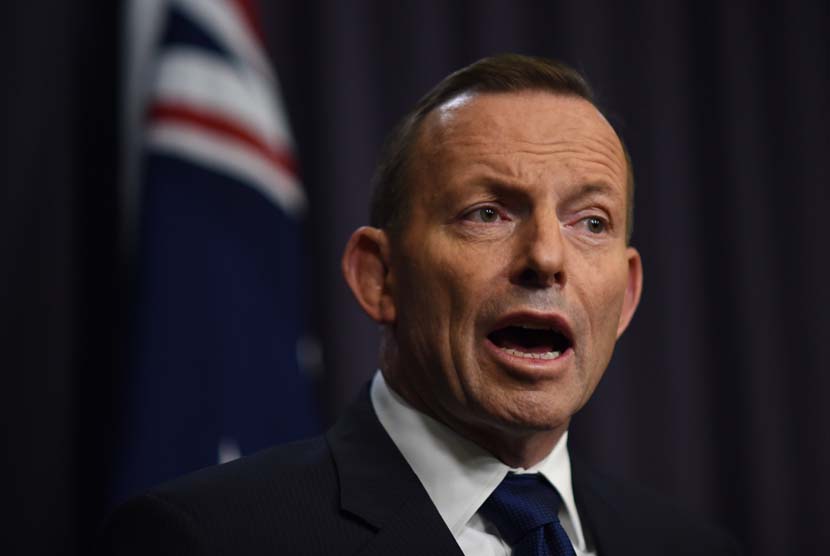 Mantan perdana menteri Australia Tony Abbott.