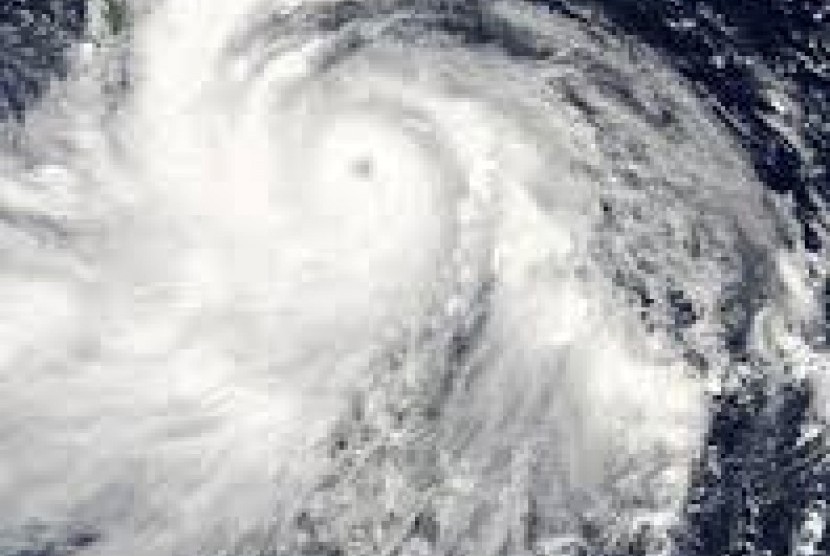 Typhoon Rammasun's image from satellite 
