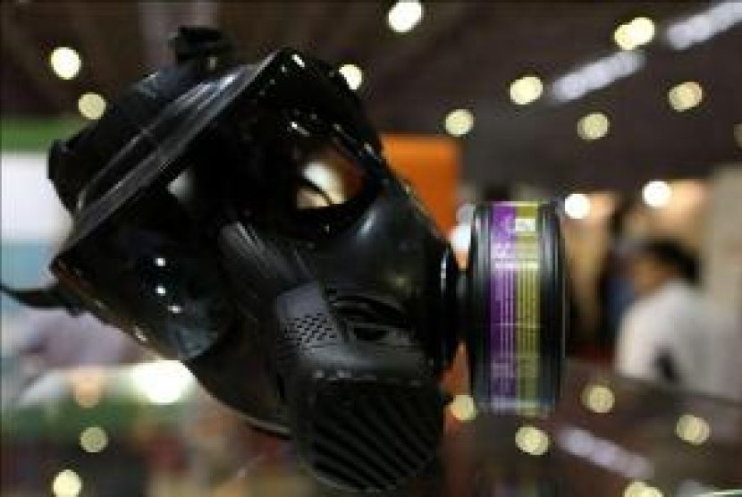 Topeng Darth Vader yang dikenakan polisi Brasil untuk mengamankan Piala Dunia 2014