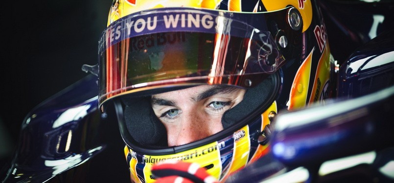 Toro Rosso Formula One - Jaime Alguersuari, Spanyol di Montmelo racetrack, Montmelo, Spain 2011.(AP Photo/Daniel Ochoa de Olza)