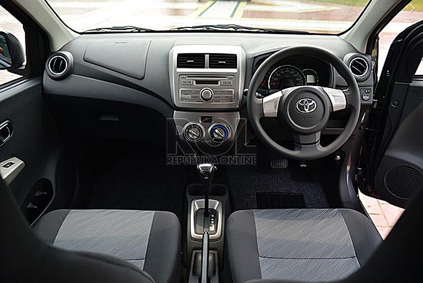 The interior of Toyota Agya (file photo)