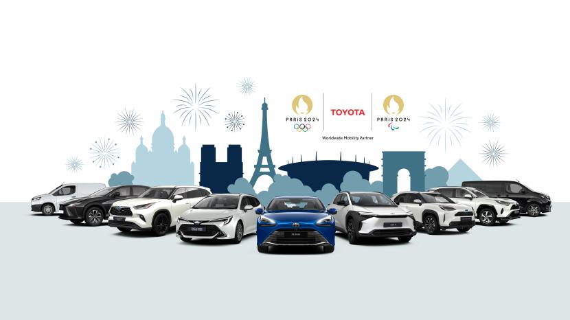 Toyota global menyediakan 3.374 unit sustainable mobility vehicles yang terdiri dari berbagai jenis kendaraan elektrifikasi (xEV) untuk men-support mobilitas para atlet, staf, relawan, media, dan penonton Olimpiade dan Paralimpiade Paris 2024.