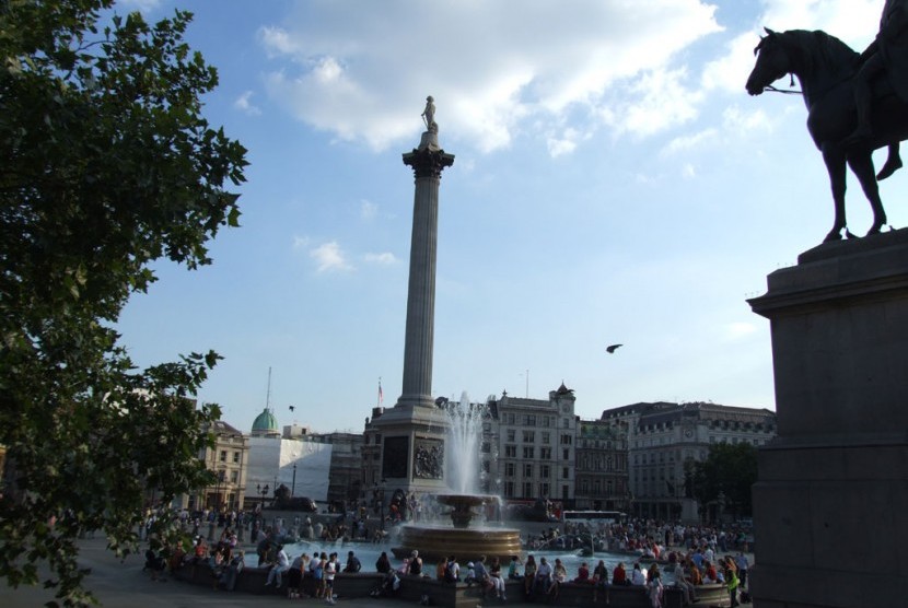 Trafalgar Square London.