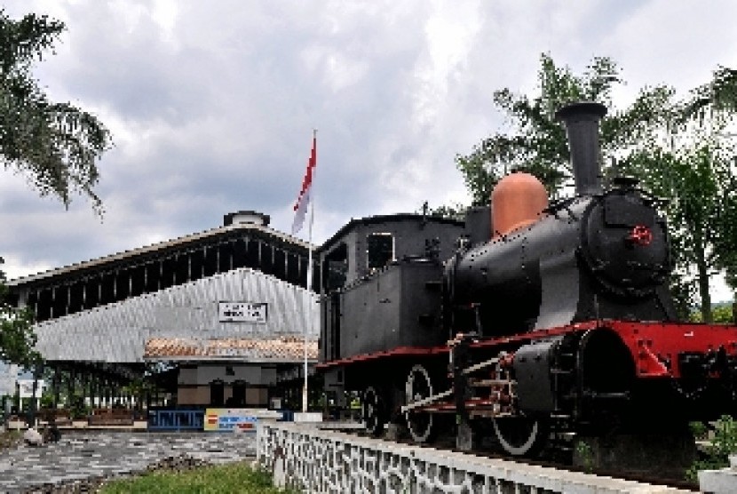 Train museum in Ambarawa, Central Java. 