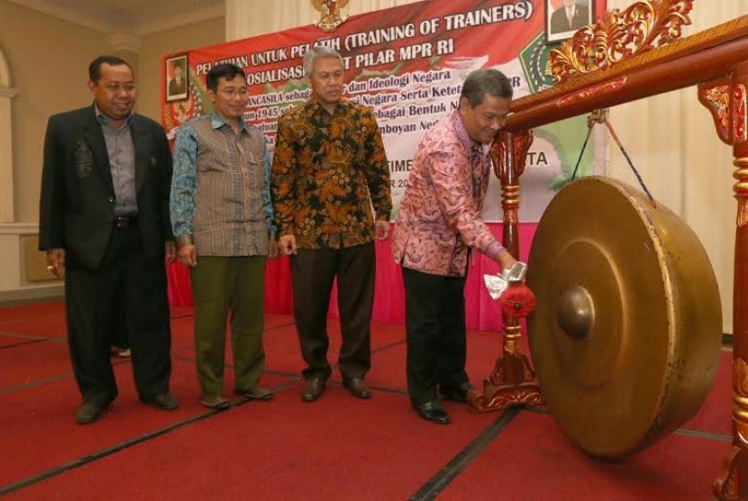 training of trainer sosialisasi empat pilar di Yogyakarta.