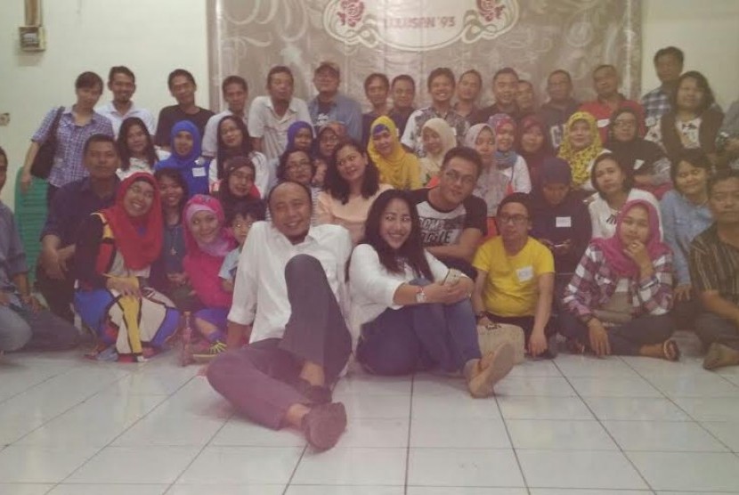Training SET dengan alumni SMPN 158 Jakarta.