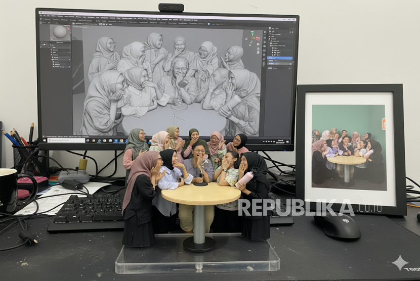 Tren visual miniatur action figure yang terlihat seperti mainan sungguhan buatan Gemini sedang ramai di media sosial (medsos).