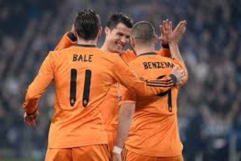  Trio Gareth Bale, Karim Benzema dan Cristiano Ronaldo