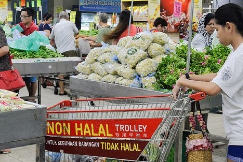 Troli untuk barang non halal