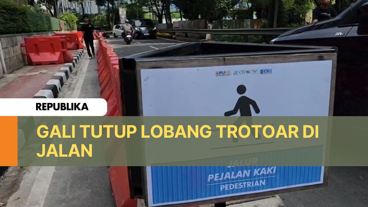 Trotoar di Belakang Mal Grand Indonesia Kembali Diperluas, Nyaman bagi Pejalan Kaki