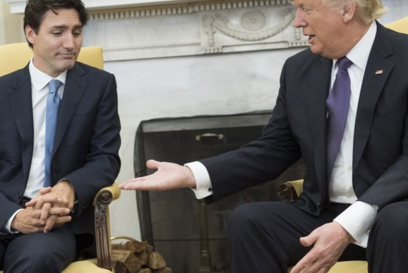 Trudeau bertemu trump