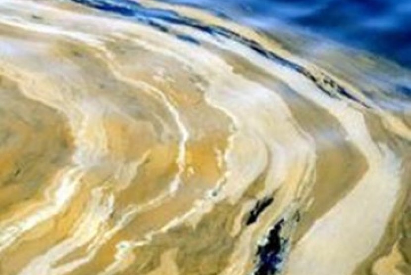 Oil spill in Timor sea