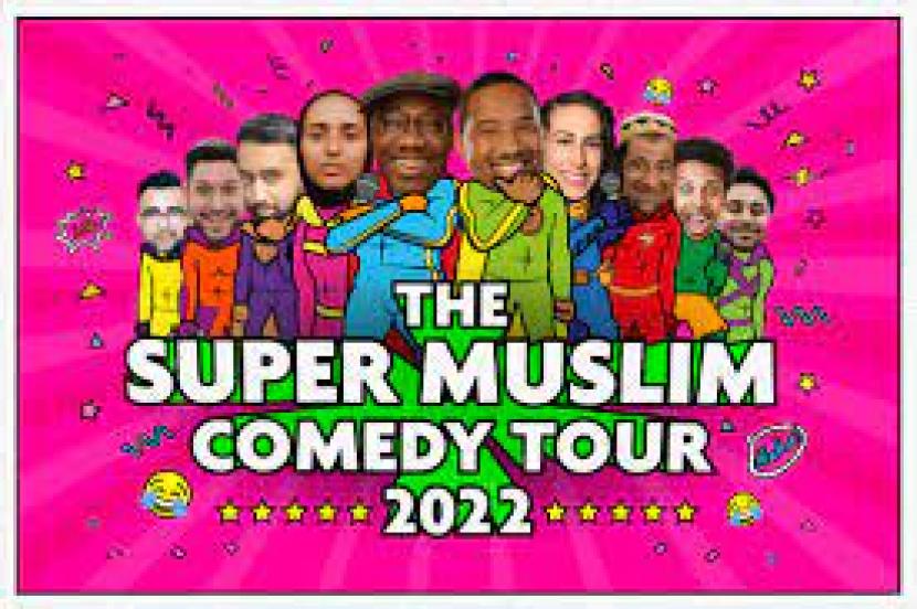 Tur The Super Muslim Comedy Tour (Komedi Super Muslim) akan kembali ke panggung Inggris. Penyelenggara menyebut tur ini akan dimulai akhir bulan ini, tepatnya pada 21 Oktober 2022. Super Muslim Comedy Siap Hibur Warga Inggris di 10 Lokasi