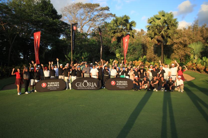 Turnamen kualifikasi yang diselenggarakan di Bali National Golf Club, Bali, Sabtu (13/7/2024).