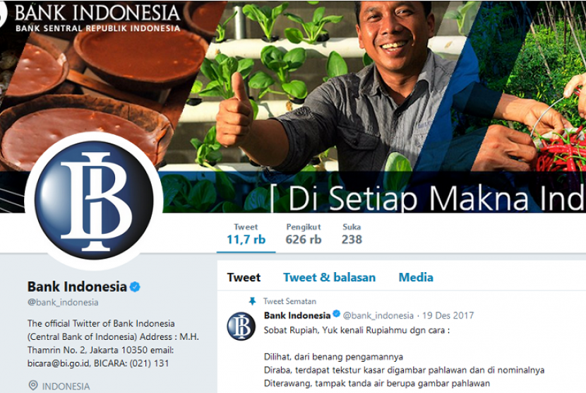 Twitter Bank Indonesia.