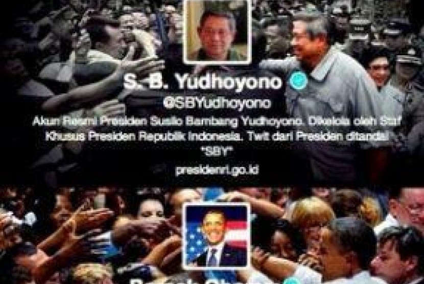Twitter SBY dan Barack Obama