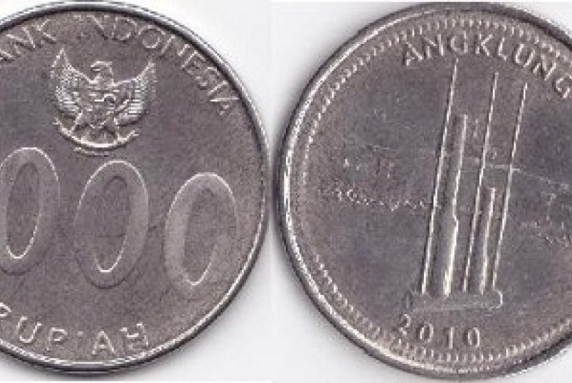 uang pecahan Rp 1.000. Ilustrasi
