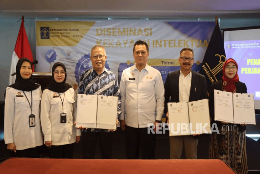 UBSI menjalin kerja sama dengan Kanwil Kemenkumham Daerah Khusus Jakarta terkait perlindungan hak kekayaan intelektual. 
